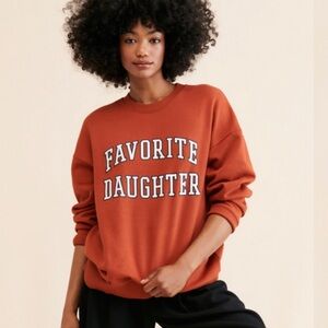 FAVORITE DAUGHTER Crew Neck Sweatshirt